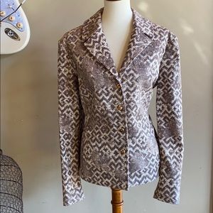 St John Sport Photo Print Denim Jacket